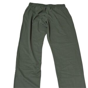 zyia straight leg pants workout track pants green no drawstring gym